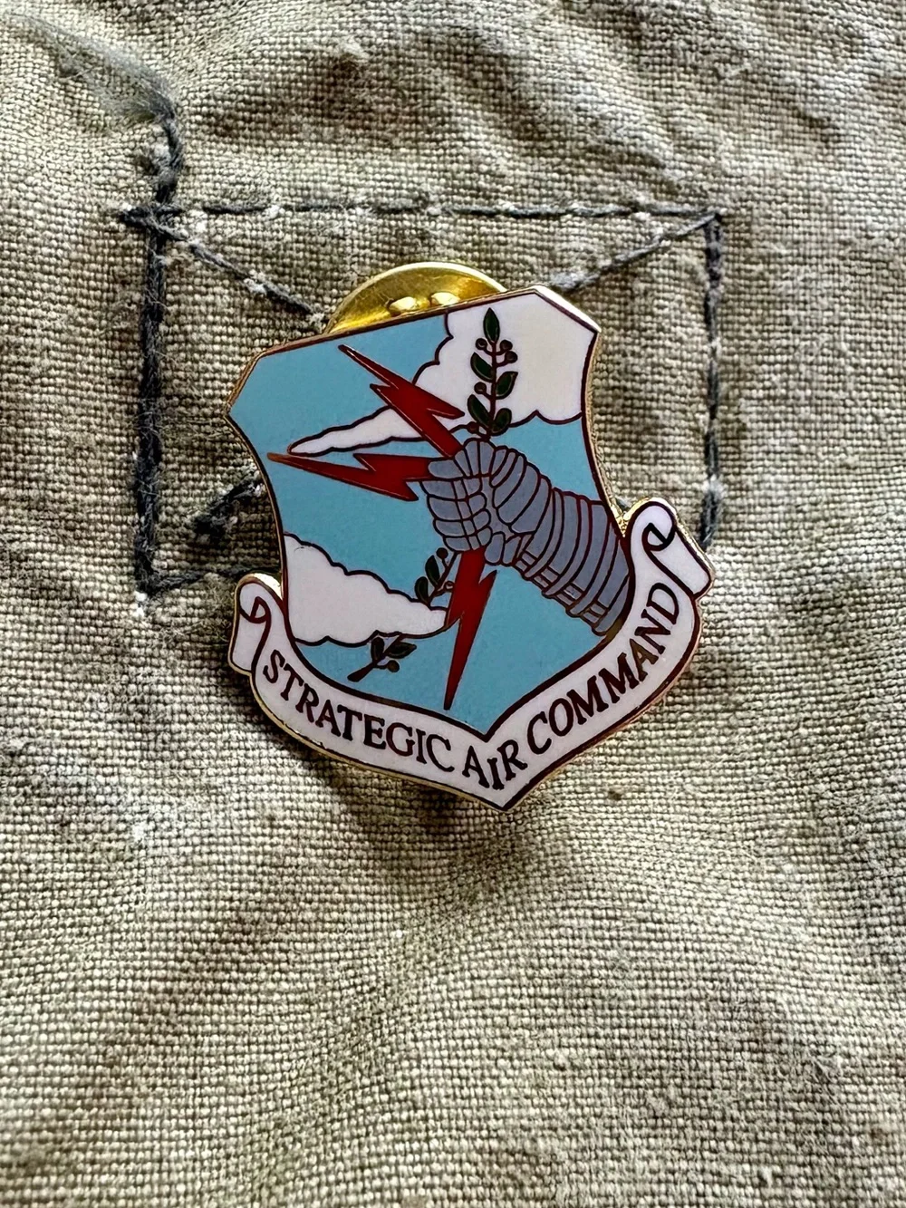 Strategic Air Command Enamel Pin